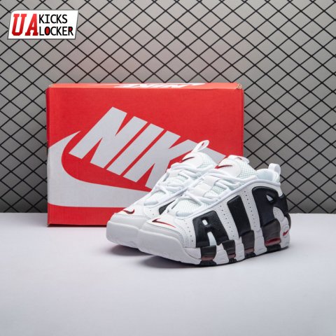 Nike Air More Uptempo Low White Black FZ3055-105 Unnisex