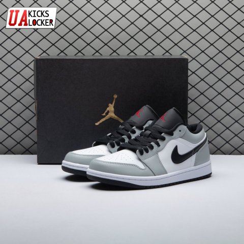 Jordan 1 Low Light Smoke Grey 553558-030 Unisex