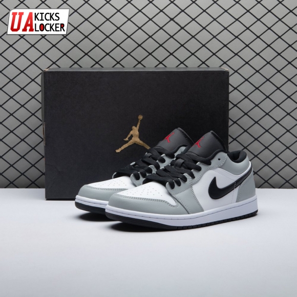 Jordan 1 Low Light Smoke Grey 553558-030 Unisex
