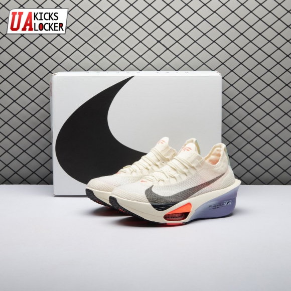 Nike Air Zoom Alphafly Next% 3 Coconut Milk Dusty Amethyst Glacier Blue Off Noir FD8315-101 Unisex