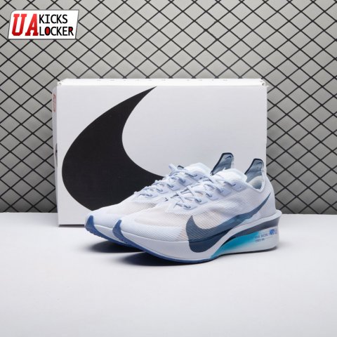 Nike ZoomX Vaporfly Next% 4 Ghost Persian Violet Football Grey Blue Void HF6414-001 Men's
