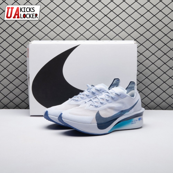 Nike ZoomX Vaporfly Next% 4 Ghost Persian Violet Football Grey Blue Void HF6414-001 Men's