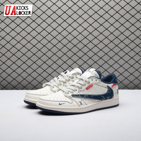 Travis Scott x VL x Jordan 1 Low CX5050-Y16 Unisex