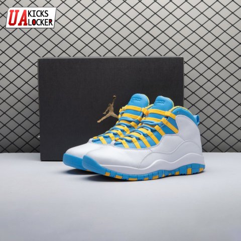 Air Jordan 10 OG Blue White Men's