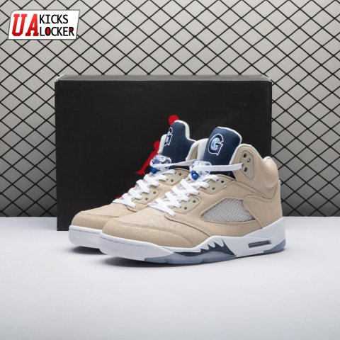 Air Jordan 5 Georgetown Hoyas PE HQ7978-005 Men's
