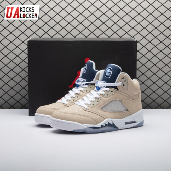 Air Jordan 5 Georgetown Hoyas PE HQ7978-005 Men's