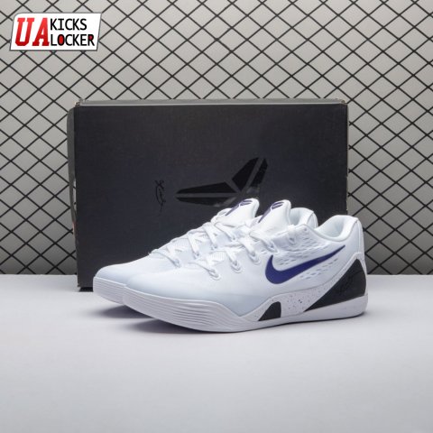 Nike Kobe 9 Elite Low EM Protro White Court Purple IH1401-100 Unisex