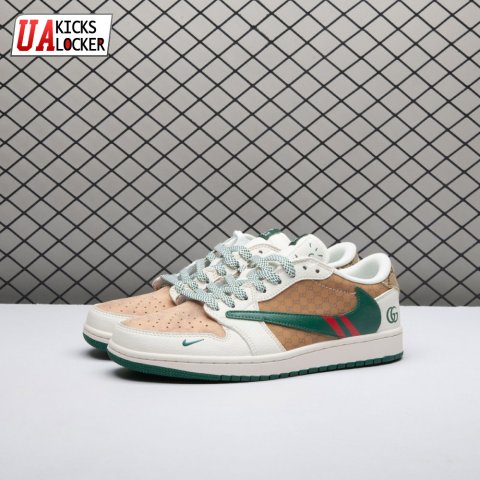 Travis Scott x Air Jordan 1 Low QW5088-206 Unisex