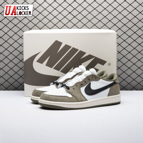 Jordan 1 Retro Low OG Medium Olive HQ6998-200 Unisex