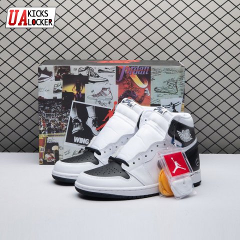 Jordan 1 Retro High OG SP Fragment x Union LA White Black II7282-100 Unisex