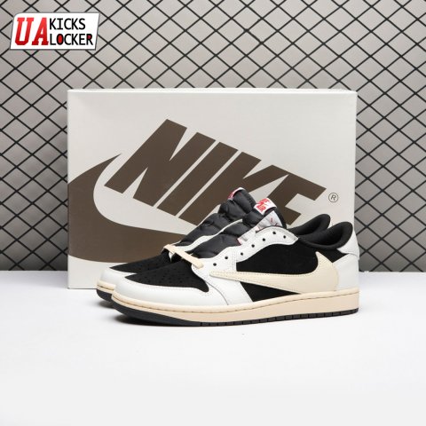 Travis Scott x Jordan 1 Low Medium Olive XZ6868-001