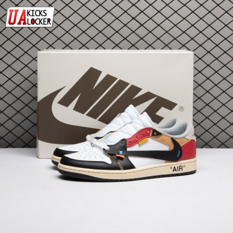 Travis Scott x OFF-WHITE x Air Jordan 1 XZ6868-005 Unisex