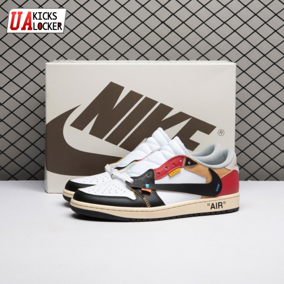 Travis Scott x OFF-WHITE x Air Jordan 1 XZ6868-005 Unisex