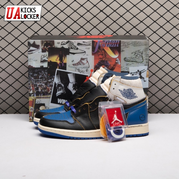 Jordan 1 Retro High OG SP Fragment x Union LA Sport Royal IO7847-001 Unisex