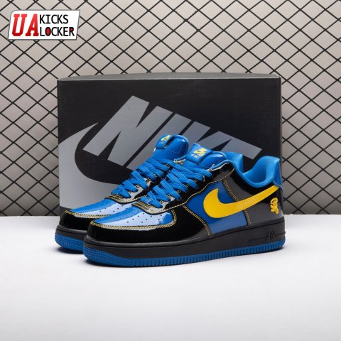 Nike Air Force 1 Low Syna Central Cee Black Optic Yellow IO1402-010 Unisex