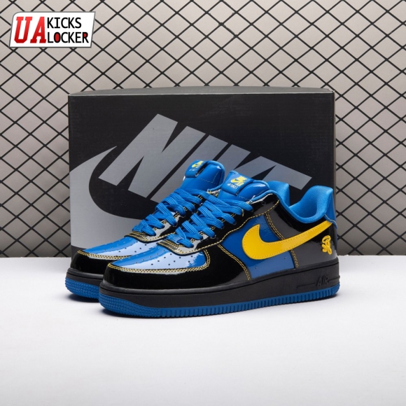 Nike Air Force 1 Low Syna Central Cee Black Optic Yellow IO1402-010 Unisex