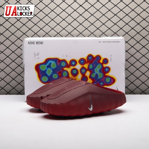Nike Mind 001 Slide Team Red University Red HQ4307-601 Unisex（Runs Small)