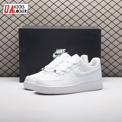 Nike Air Force 1 Low '07 Next Nature Triple White Bulbous Swoosh HF2014-100 Unisex