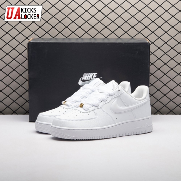Nike Air Force 1 Low '07 Next Nature Triple White Bulbous Swoosh HF2014-100 Unisex