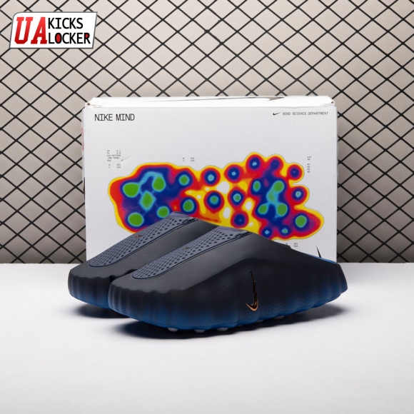 Nike Mind 001 Slide Blackened Blue Game Royal HQ4307-400 Unisex（Runs Small)