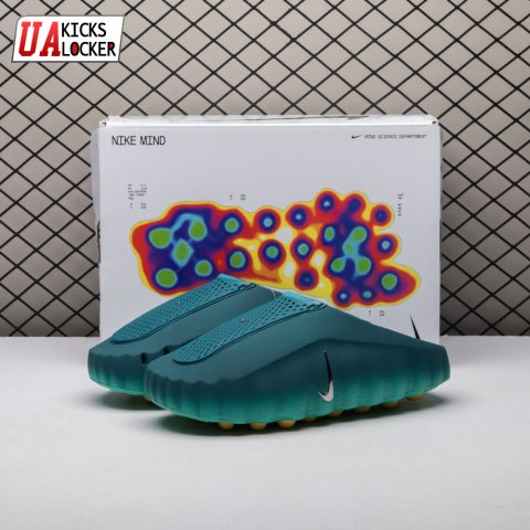 Nike Mind 001 Slide Geode Teal Light Menta HQ4307-301 Unisex（Runs Small)