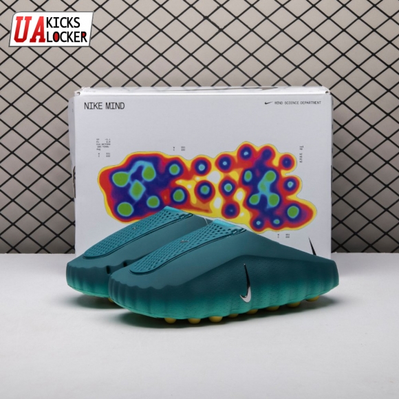 Nike Mind 001 Slide Geode Teal Light Menta HQ4307-301 Unisex（Runs Small)
