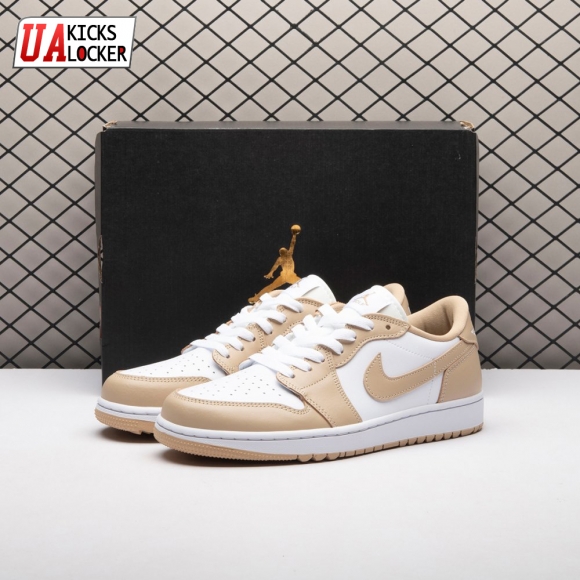 Jordan 1 Low Golf White Linen DD9315-117 Unisex