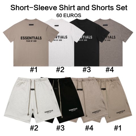 Short-Sleeve T-shirts and Shorts Set