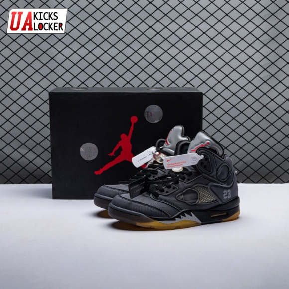 Off-White x Air Jordan 5 Retro SP 'Muslin' Men's