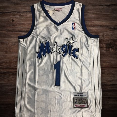 Men's Orlando Magic 2000/01 #Tracy McGrady White Jersey