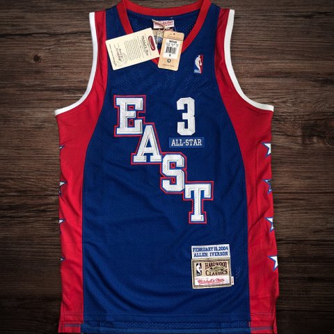 Men's 2004 All Star East #3 Allen Iverson Jersey