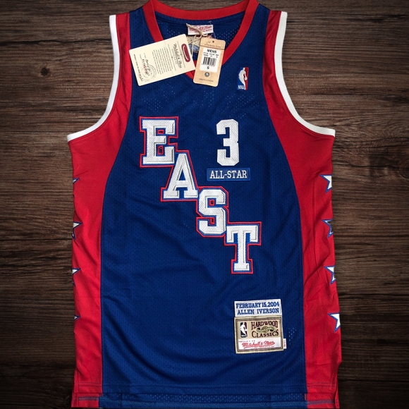 Men's 2004 All Star East #3 Allen Iverson Jersey