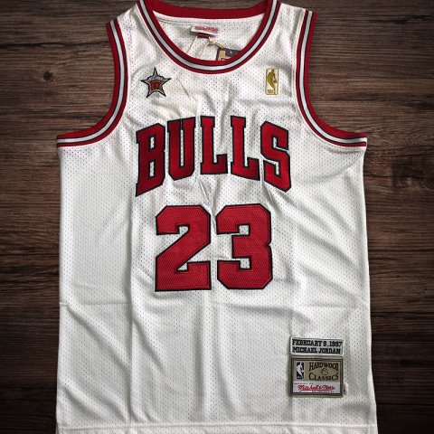 Men's Chicago Bulls 1997 All Star #23 Michael Jordan Jersey