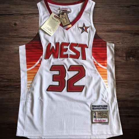 Men's 2009 All Star West #32 Shaquille O’Neal Jersey